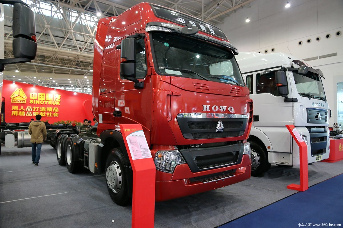 中国重汽 t7h 440马力 6x4 amt牵引车