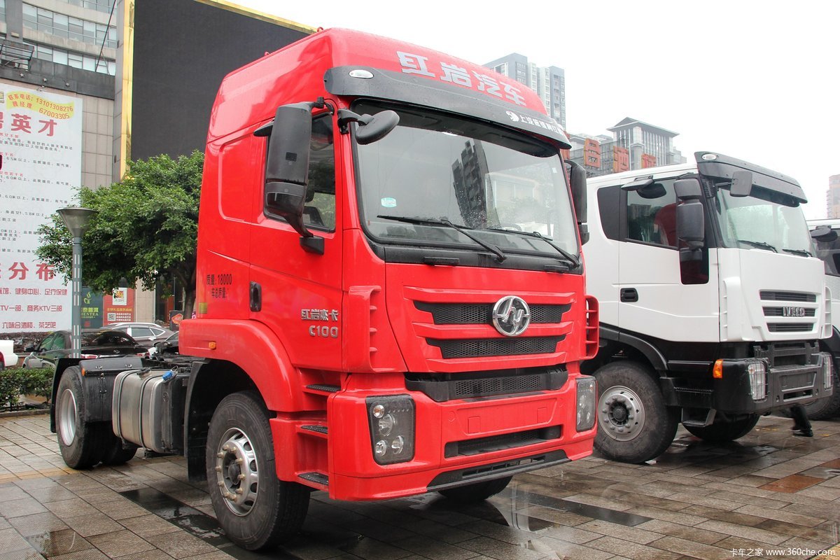 红岩杰卡 4x2 290马力 牵引车