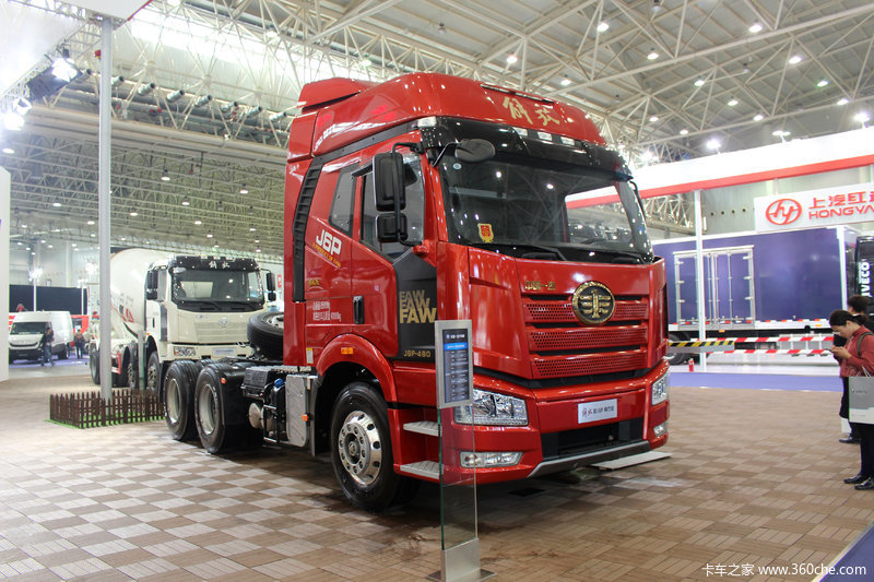 【图】一汽解放 新j6p 南方版 460马力 6x4牵引车_卡车之家