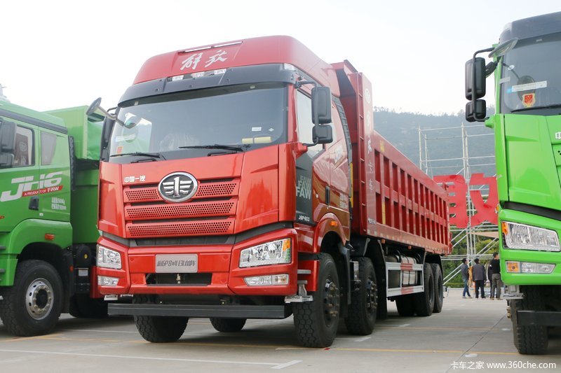 一汽解放新j6p500马力8x4自卸车