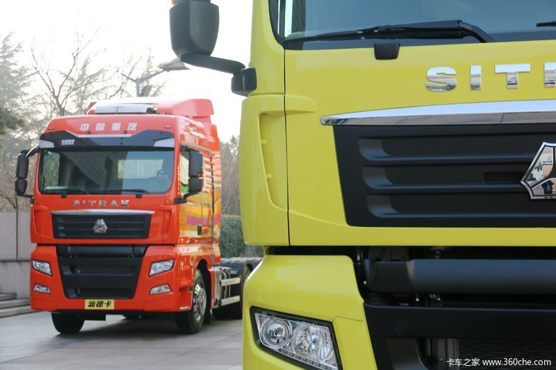 汕德卡460马力牵引车,汕德卡460马力德国曼 重汽汕德卡sitrakc7h480马力6x4lng牵引车