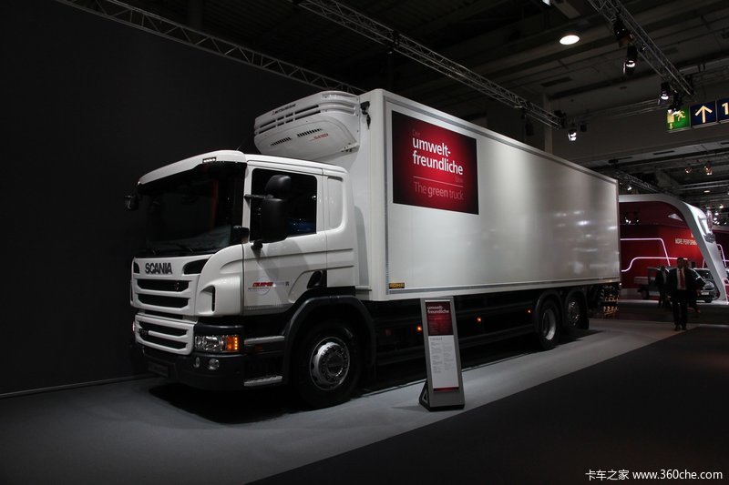 汉诺威车展斯堪尼亚p3206x2厢式载货车