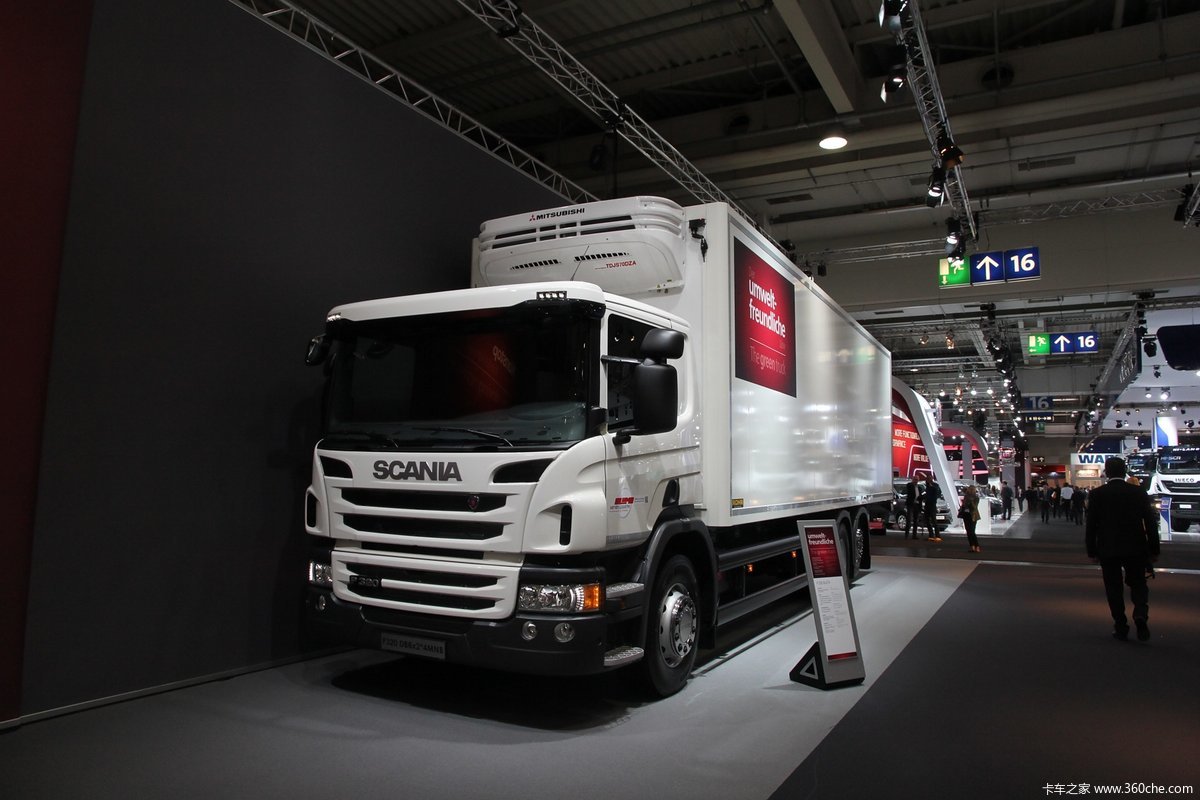 汉诺威车展斯堪尼亚p3206x2厢式载货车