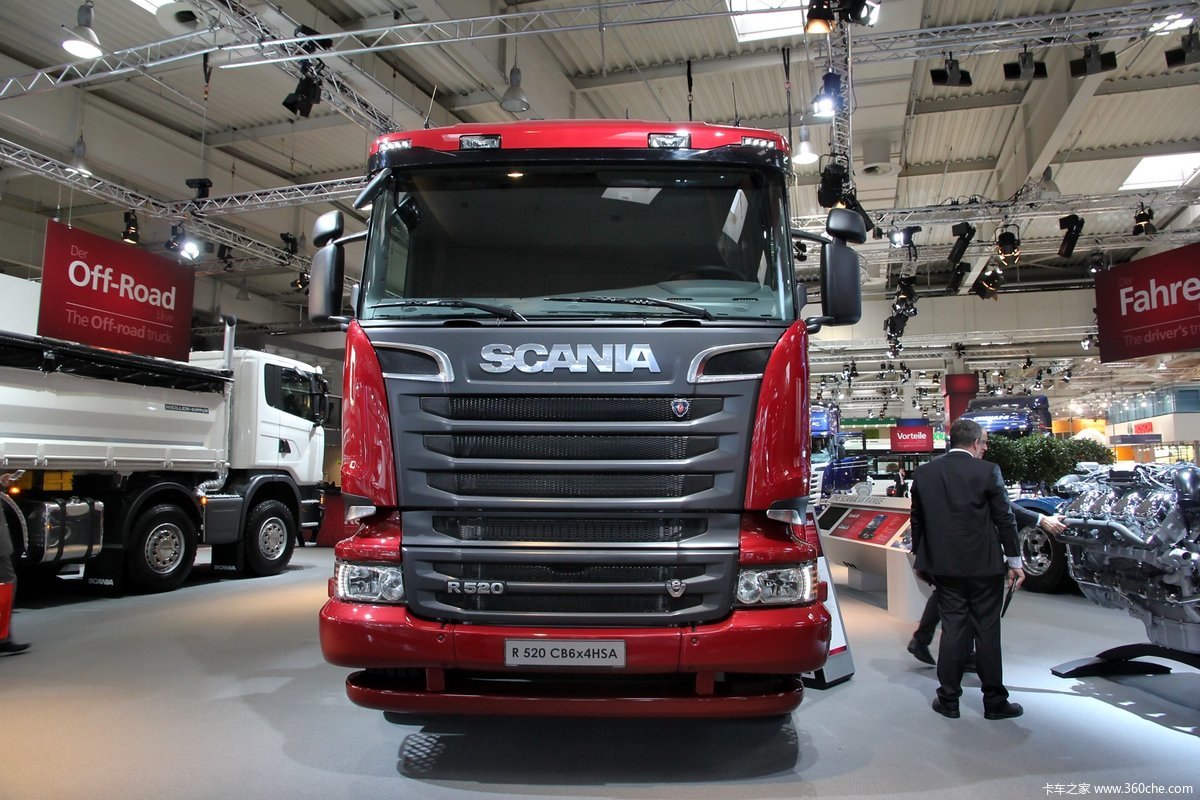 汉诺威车展斯堪尼亚r5206x4牵引车