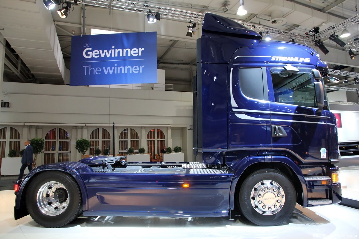 汉诺威车展斯堪尼亚g410马力4x2牵引车