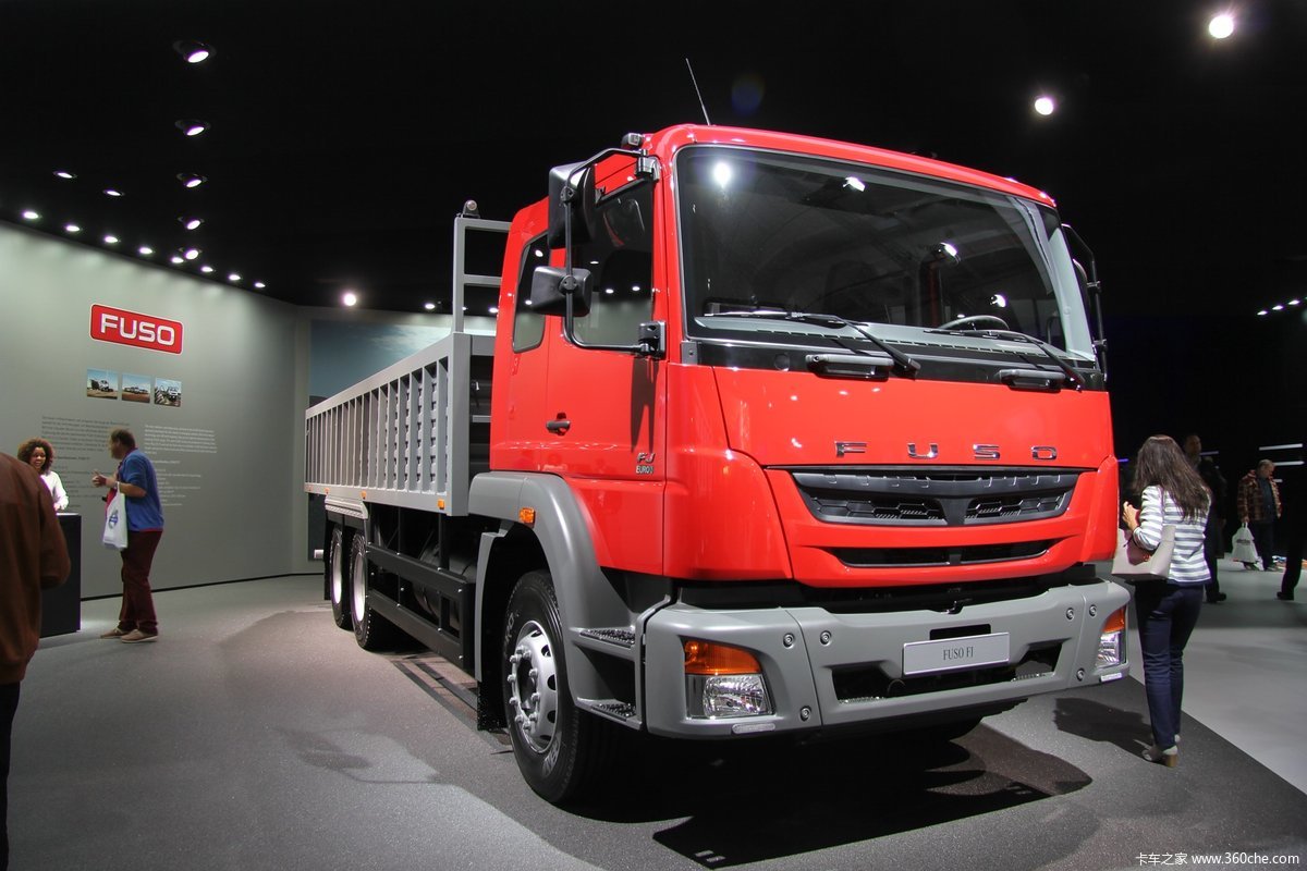 汉诺威车展:扶桑fj 280马力 6x2 自卸车