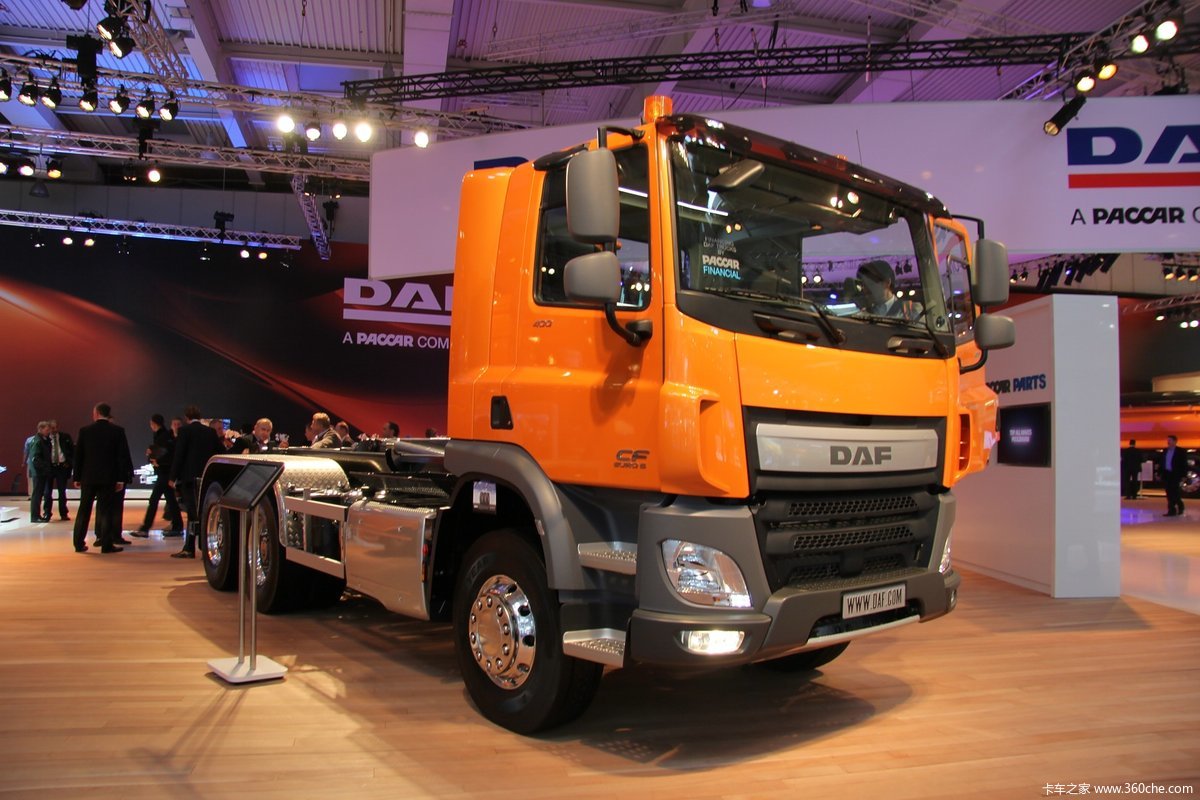 【图】汉诺威车展:达夫 cf 400 马力 6x4 自卸车_卡车之家