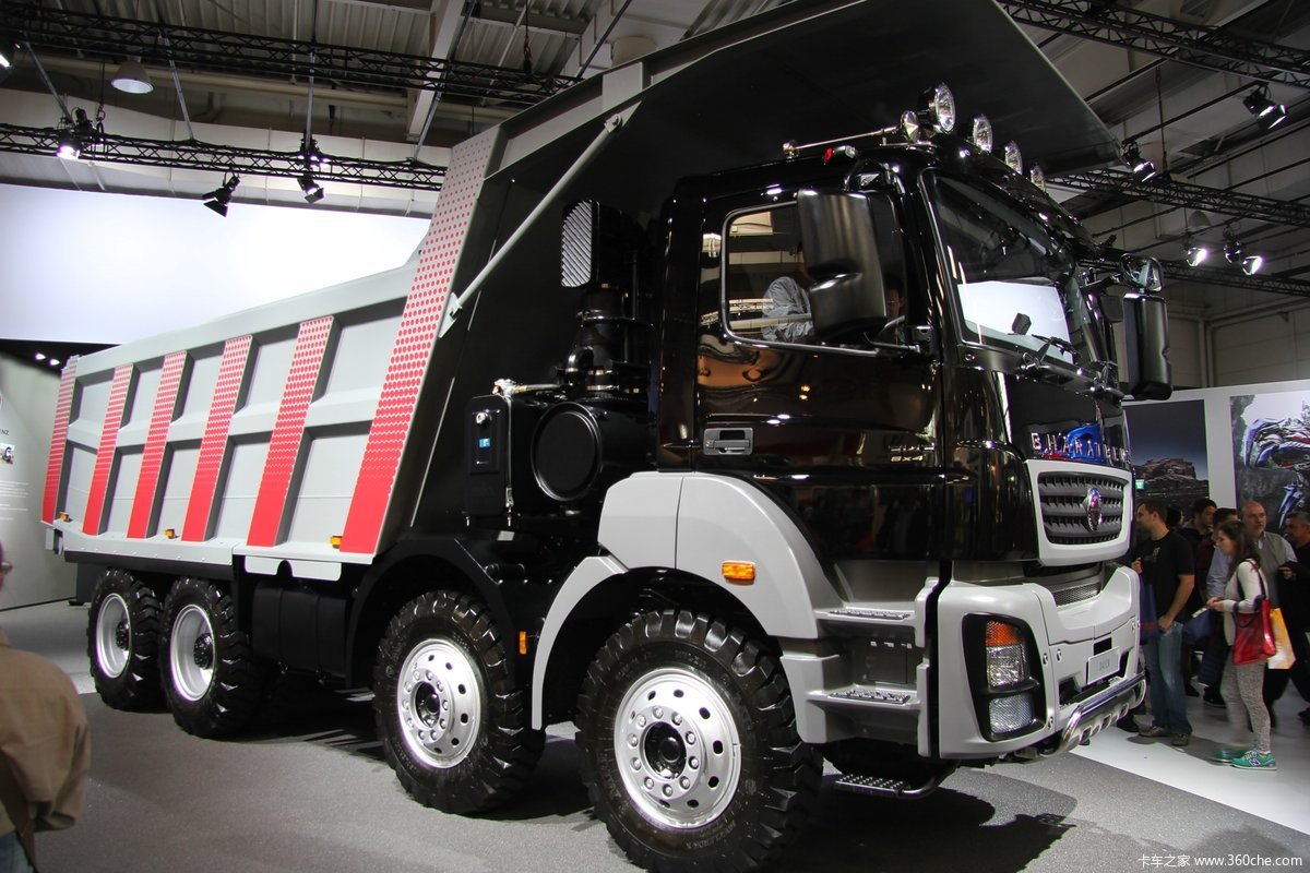 【图】汉诺威车展:bharat 奔驰 430马力 8x4 自卸车_卡车之家