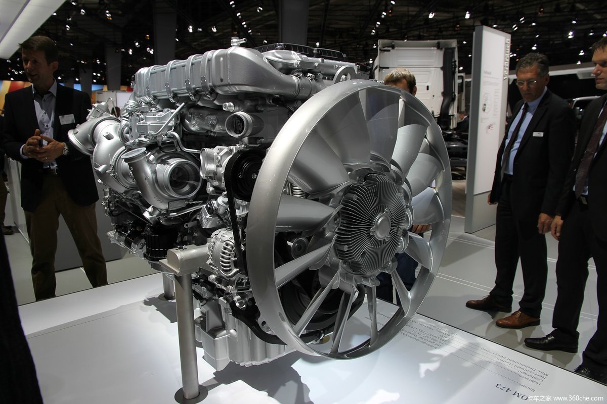 【图】汉诺威车展:奔驰om473发动机_卡车之家