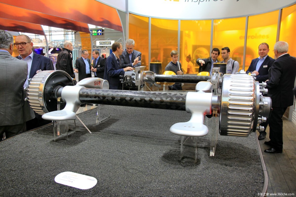 汉诺威车展saf车桥展台