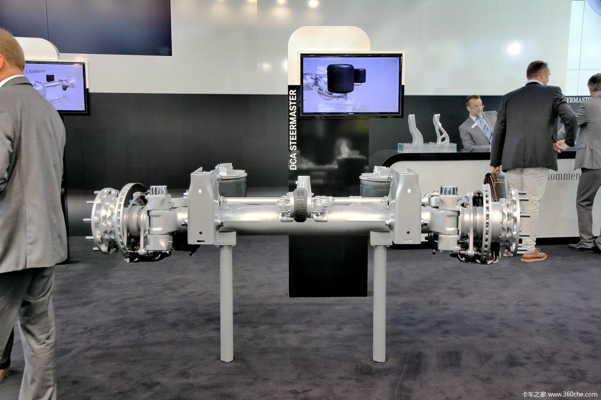 汉诺威车展奔驰车桥