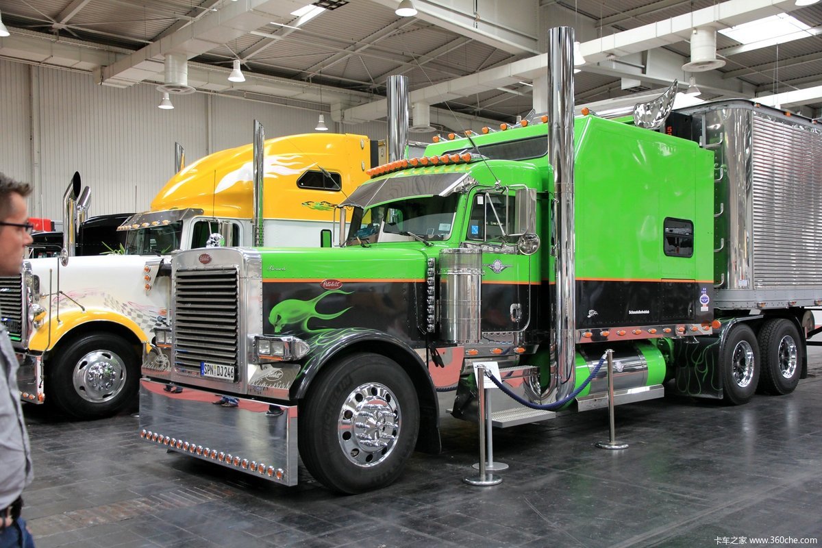 【图】汉诺威车展:彩绘长头车_卡车之家