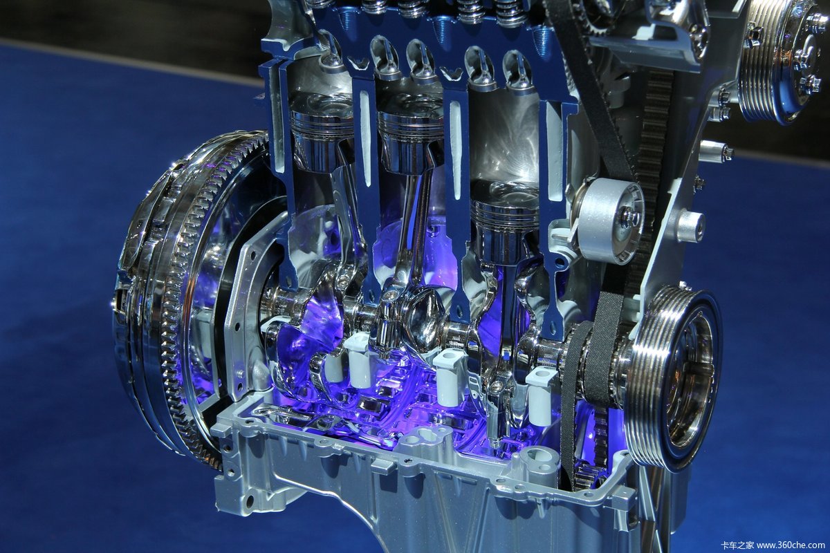 汉诺威车展福特三缸柴油机