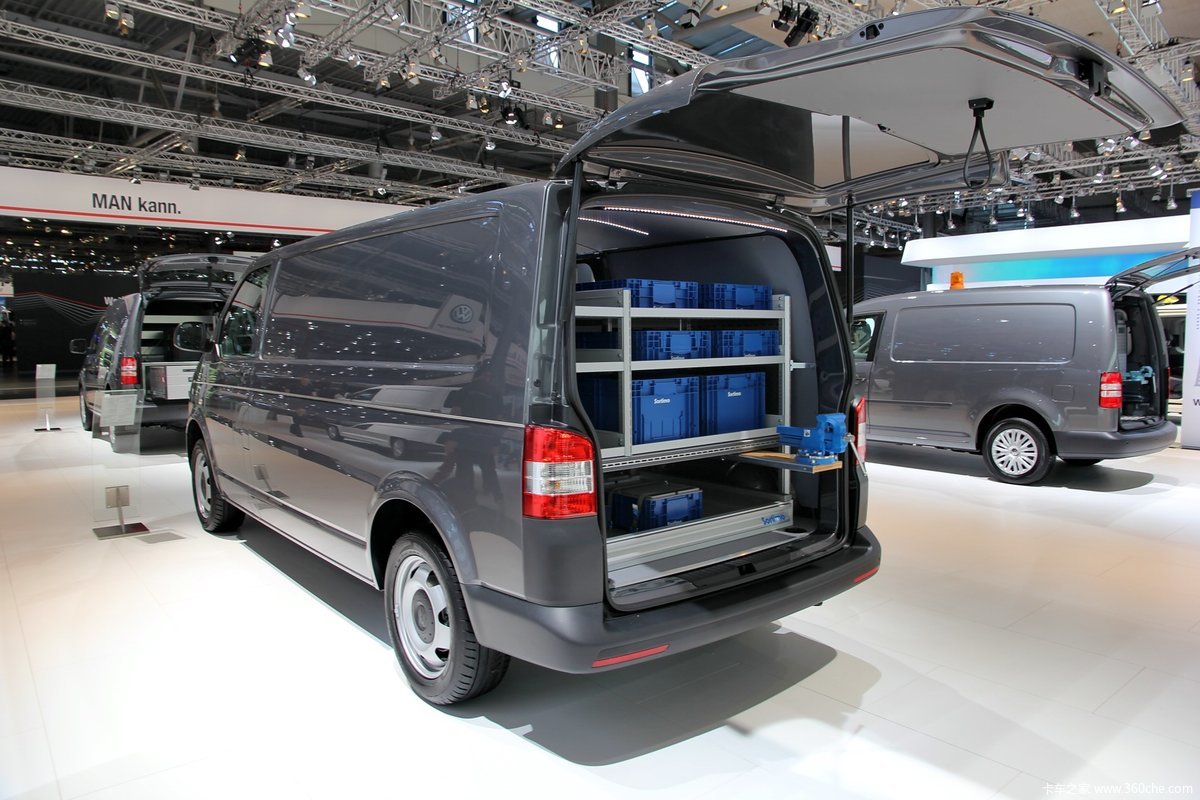 汉诺威车展:大众 transporter kasten 货架车