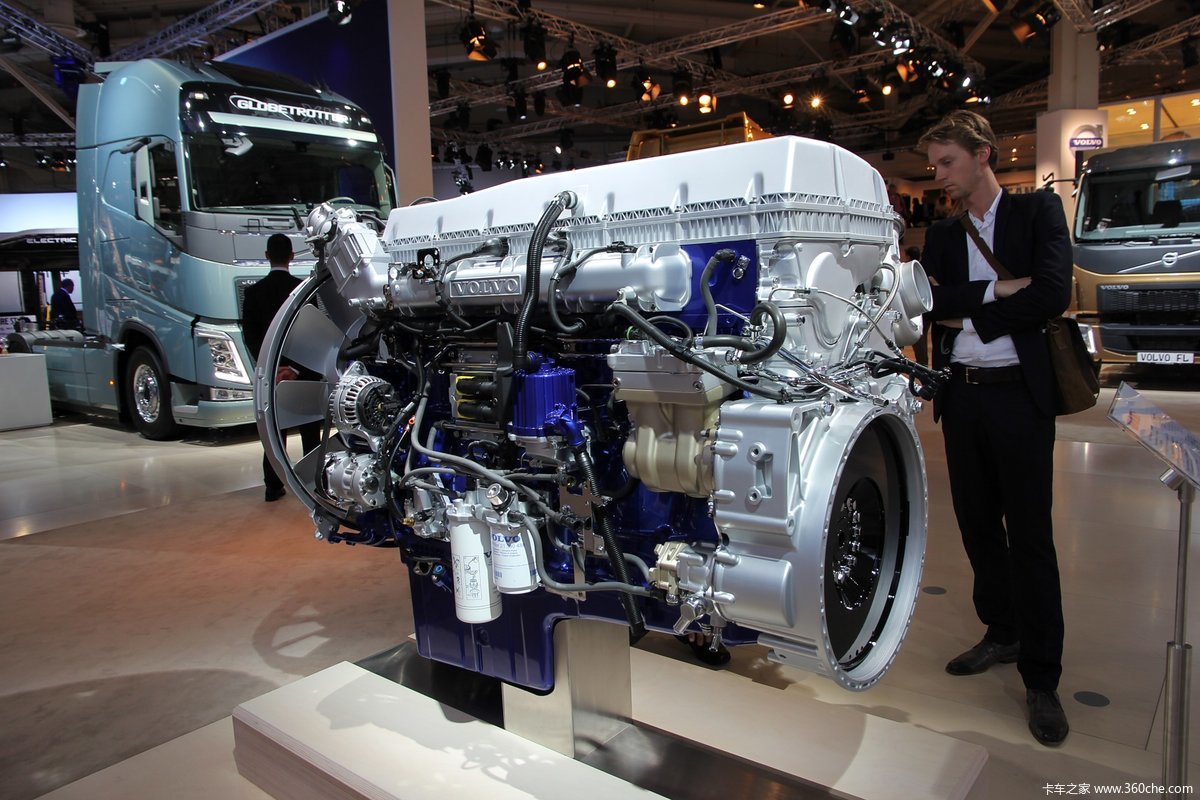 汉诺威车展:沃尔沃d16发动机