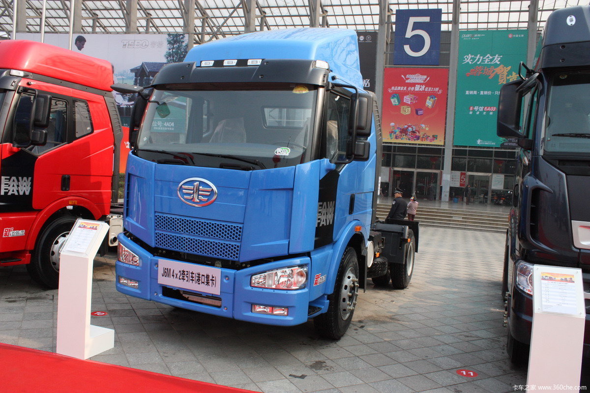 【图】解放4x2 牵引车港口集卡_卡车之家