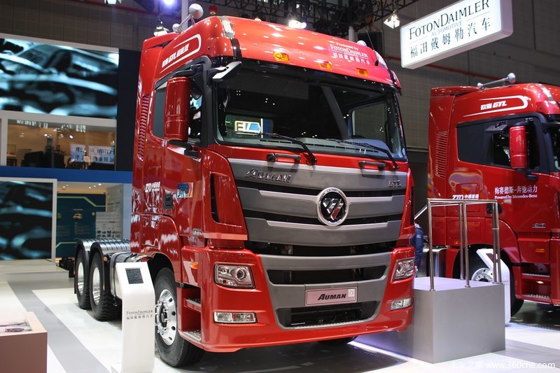 欧曼gtl超能版430马力6x4牵引车