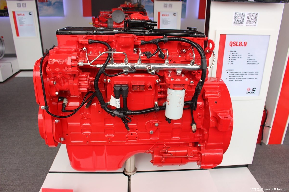 康明斯发动机展台