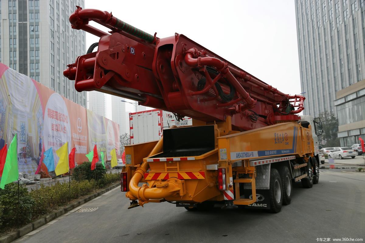 华菱重卡 8x4 混凝土泵车