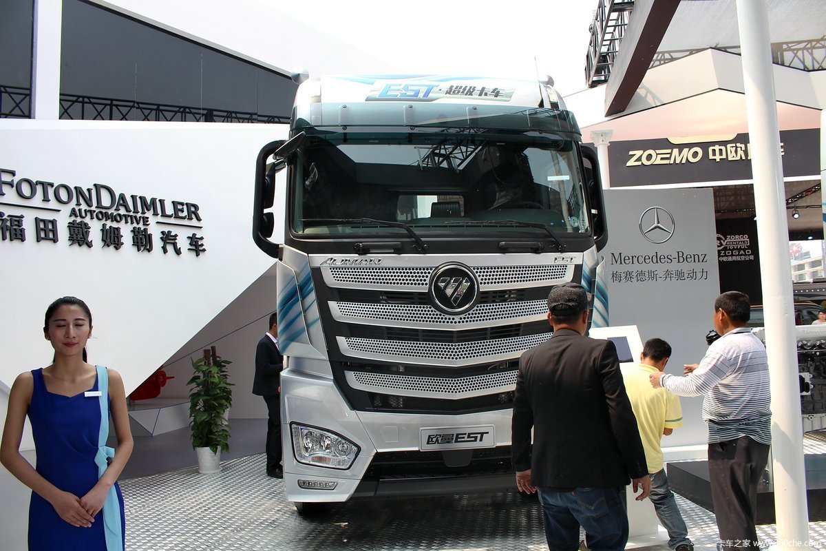 欧曼est超级卡车 奔驰动力 4x2 430马力牵引车