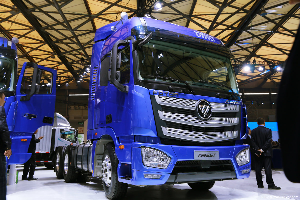 欧曼est 6x4超级卡车-蓝色