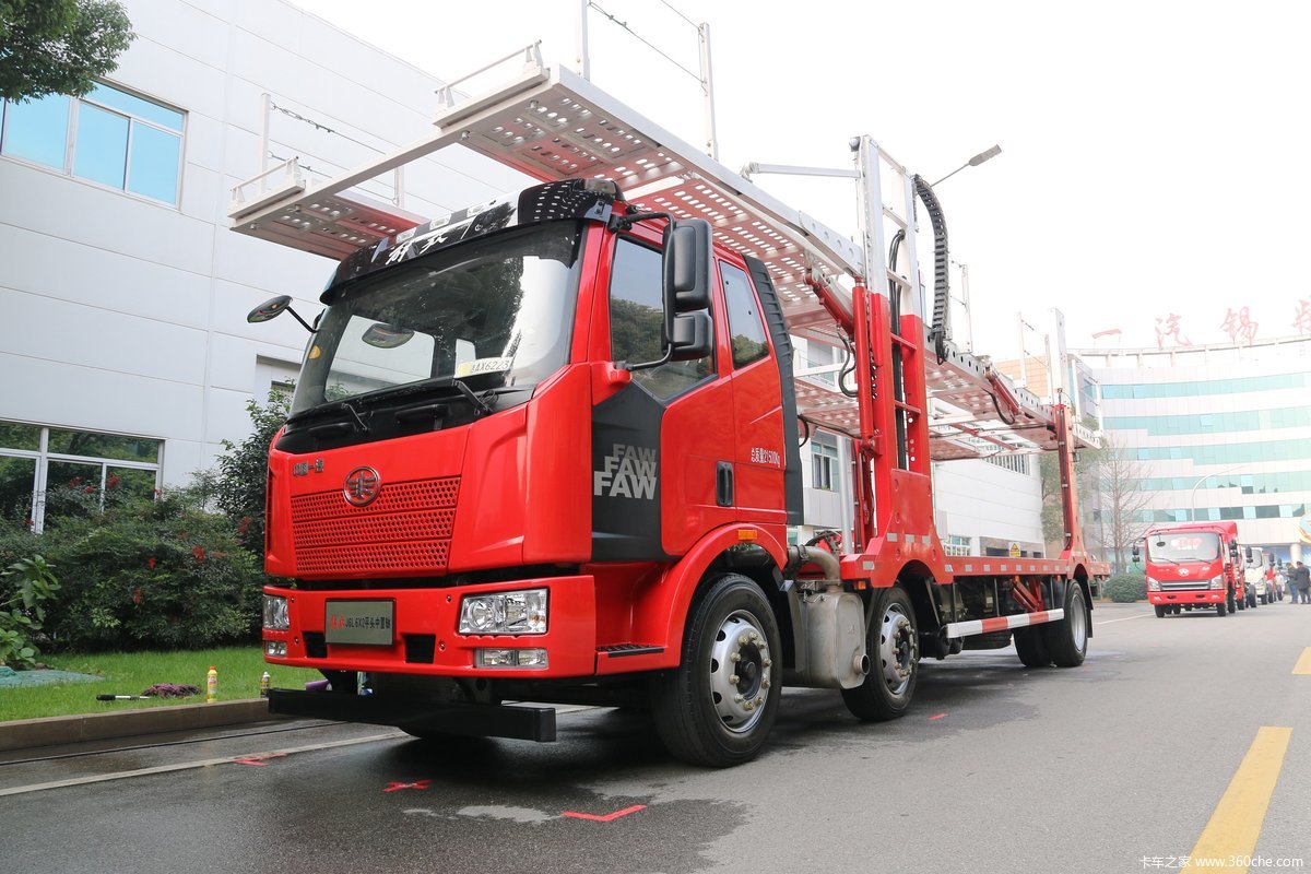 一汽解放j6l320马力6x2中置轴轿运车