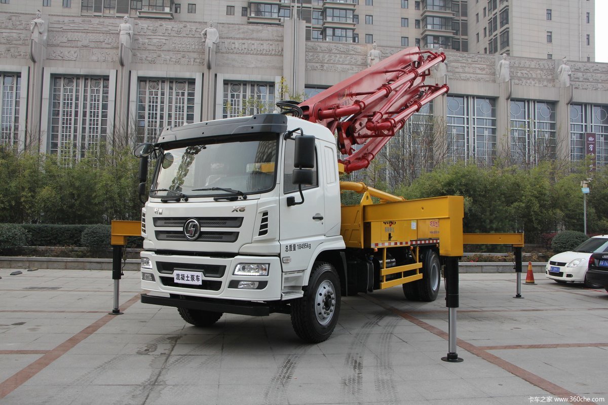 陕汽商用车 轩德x6 4x2 混凝土泵车