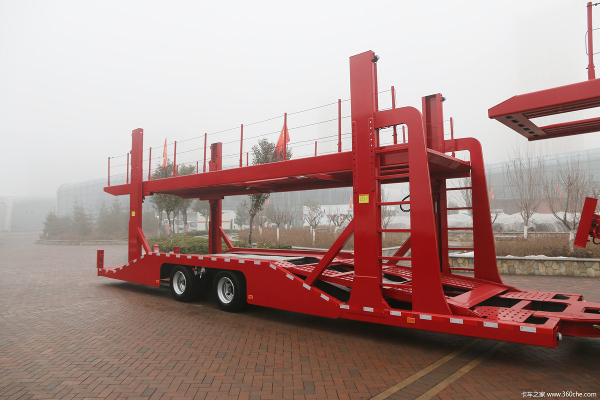 重汽豪沃t5g340马力62中置轴轿运车