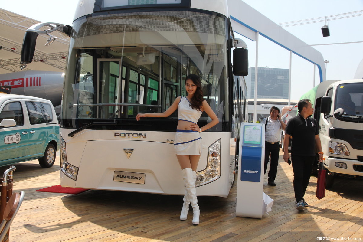 上海車展卡車美女車模