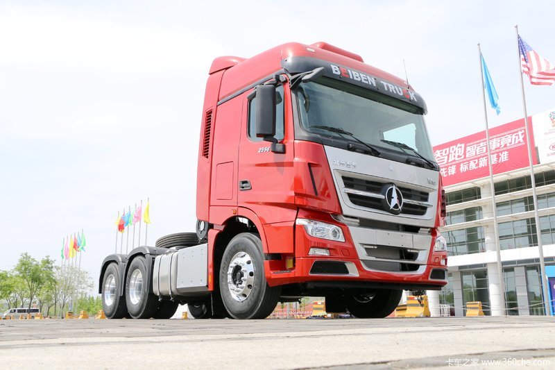 北奔v3et 6x4牵引车