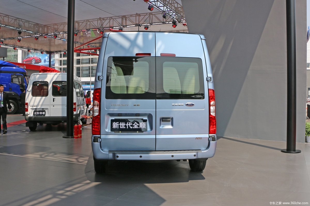 福特江铃新世代全顺v348长轴标准型15座客车