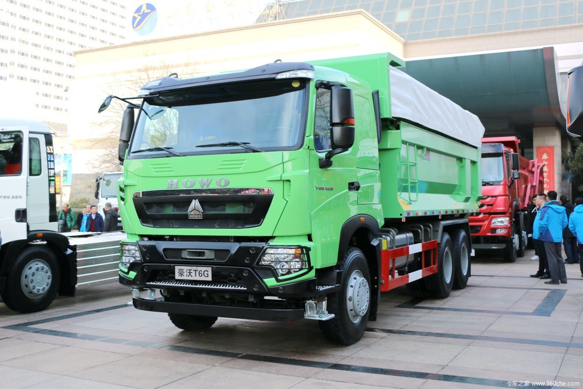 豪沃t6g400马力6x4自卸车