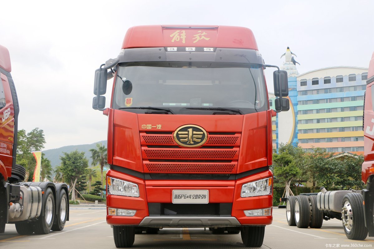 解放新j6p 领航版 550马力 6x4空悬牵引车