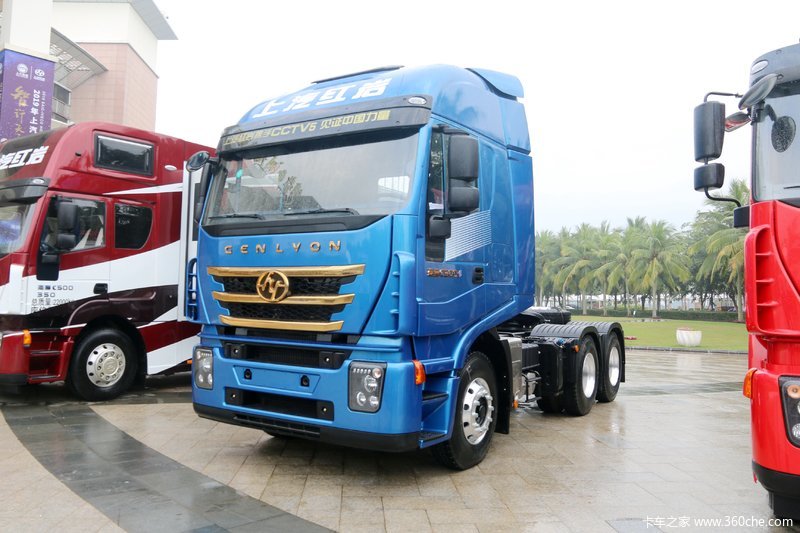 杰狮c500e550马力6x4牵引车