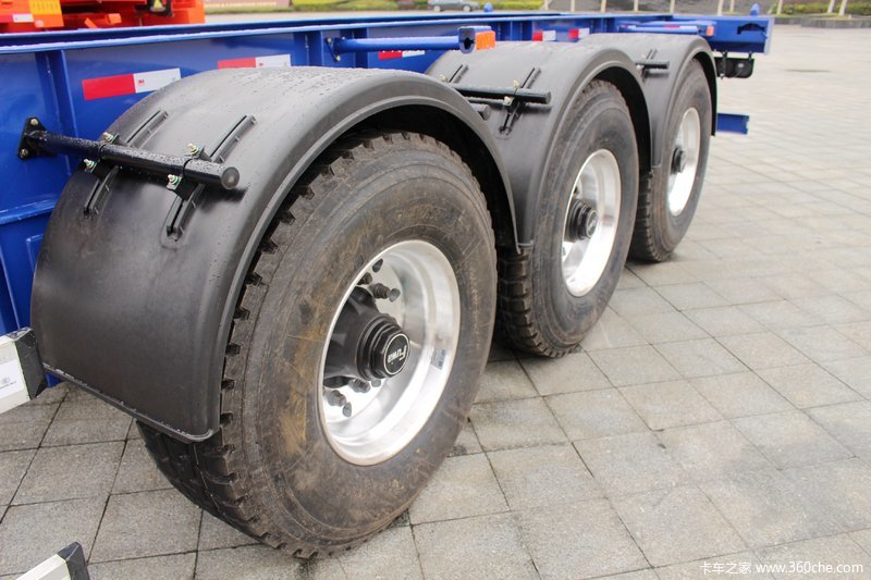 集装箱骨架单胎挂车