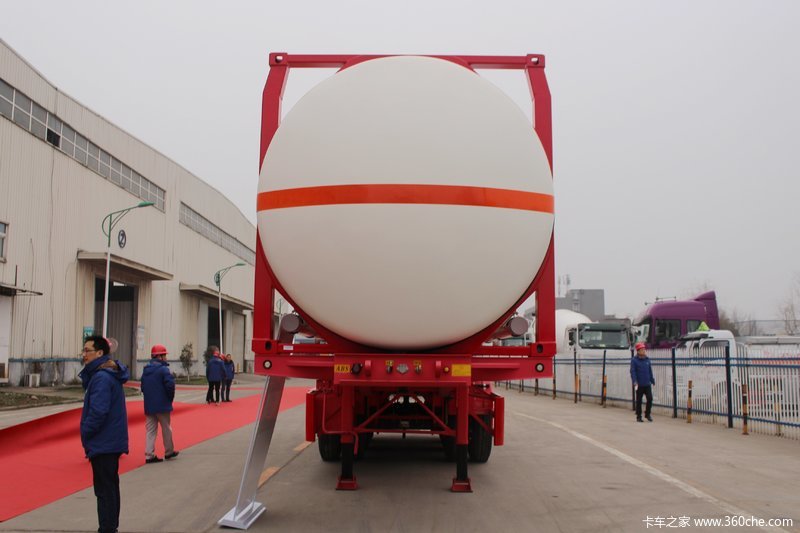 中集瑞江40方30英尺不锈钢保温箱罐式半挂车