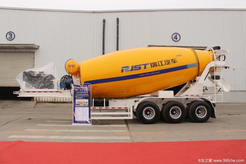 中集瑞江 17.4方混凝土搅拌运输半挂车