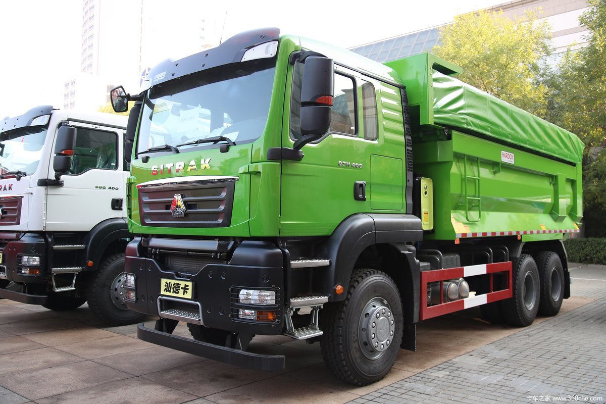 汕德卡c7h400马力6x4自卸车国六