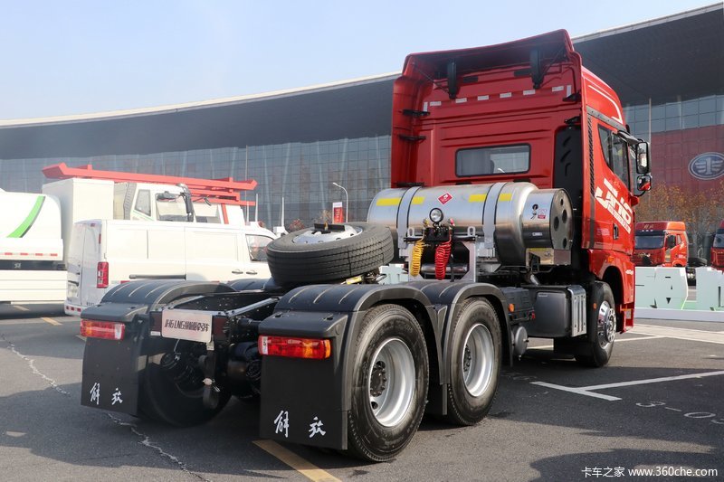 jh6重卡领航版460马力6x4lng牵引车国六