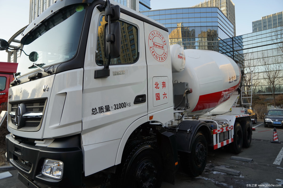 【图】北奔 v3系列 350马力 8x4 7.6方混凝土搅拌车_卡车之家