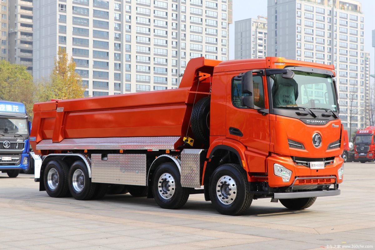 德龙h6000400马力8x465米混合动力自卸车