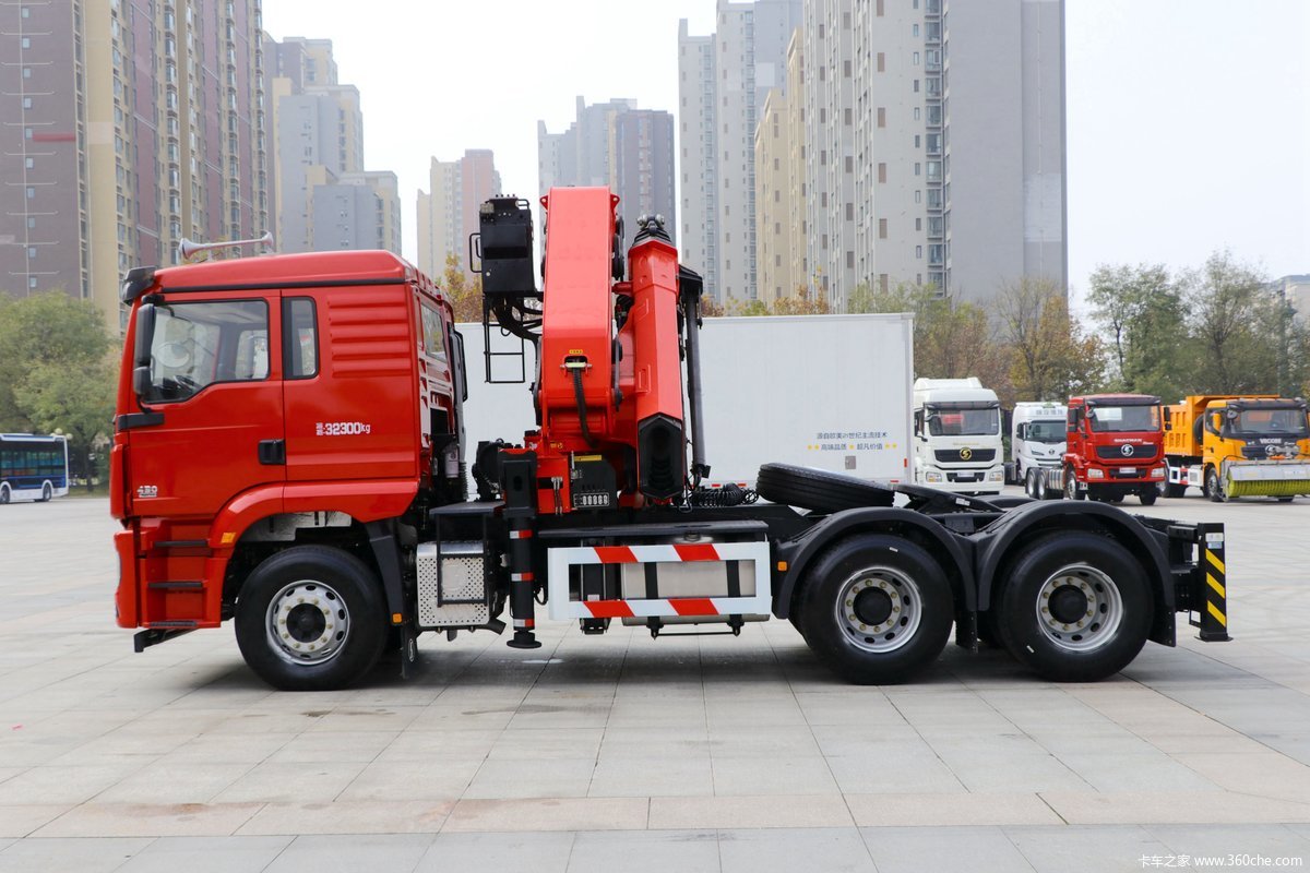 德龙m3000s 6x4 随车式起重牵引车