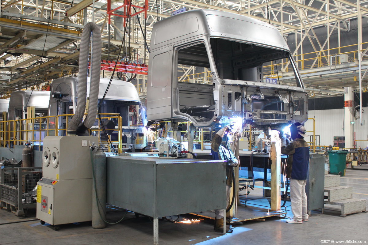 大运重卡工厂参观