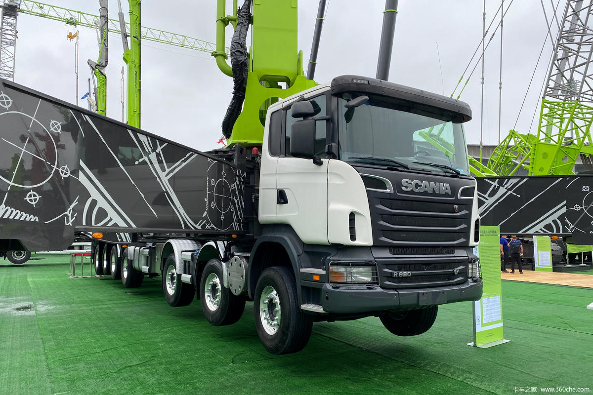 【图】斯堪尼亚 R620 620马力 14X4 7桥 101米混凝土泵车_卡车之家
